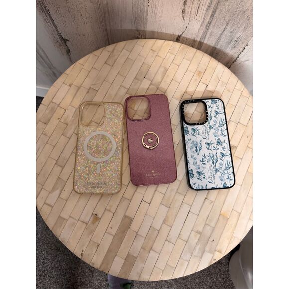 Bundle of 3 iPhone 15 Pro Max Cases – Kate Spade, Casetify, - Picture 2 of 3